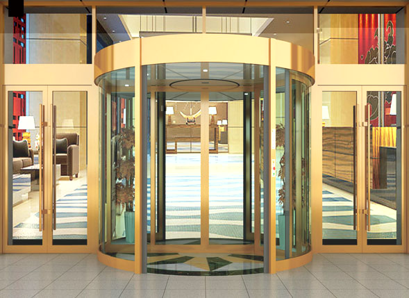 大堂自動(dòng)旋轉(zhuǎn)門(mén)